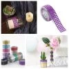 HIER_5150 3ft Purple Stick-On Rhinestone Tape, DIY Self Adhesive Diamond Gemstone Stickers