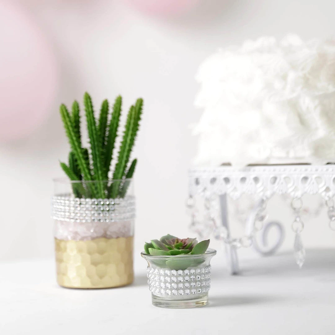 HIER_5150 3ft Silver Stick-On Rhinestone Tape, DIY Self Adhesive Diamond Gemstone Stickers Tabletop Decor 8 HIER_5150 3ft Silver Stick-On Rhinestone Tape, DIY Self Adhesive Diamond Gemstone Stickers Tabletop Decor