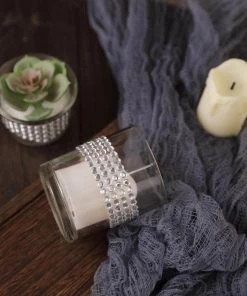 HIER_5150 3ft Silver Stick-On Rhinestone Tape, DIY Self Adhesive Diamond Gemstone Stickers Tabletop Decor 27 HIER_5150 3ft Silver Stick-On Rhinestone Tape, DIY Self Adhesive Diamond Gemstone Stickers Tabletop Decor