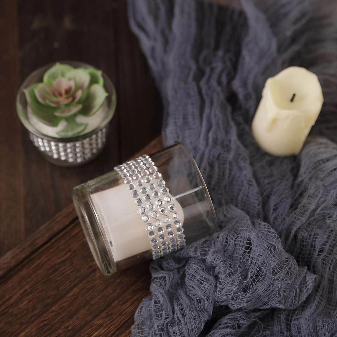 HIER_5150 3ft Silver Stick-On Rhinestone Tape, DIY Self Adhesive Diamond Gemstone Stickers Tabletop Decor 9 HIER_5150 3ft Silver Stick-On Rhinestone Tape, DIY Self Adhesive Diamond Gemstone Stickers Tabletop Decor