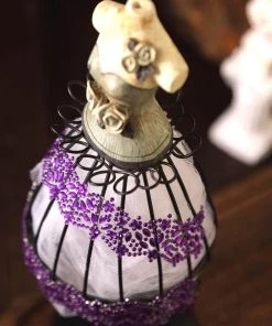 HIER_5150 2 Pack | Purple Floral Trim Rhinestone Stickers, Self Adhesive Diamond Craft Gem Stickers Tabletop Decor