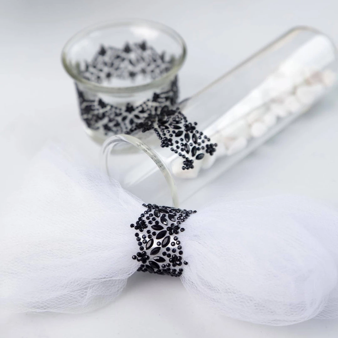 HIER_5150 2 Pack | Gold Floral Trim Rhinestone Stickers, Self Adhesive Diamond Craft Gem Stickers Tabletop Decor 7 HIER_5150 2 Pack | Gold Floral Trim Rhinestone Stickers, Self Adhesive Diamond Craft Gem Stickers Tabletop Decor