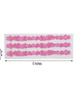 HIER_5150 3 Pack | Hot Pink Heptagon Self Adhesive Rhinestone Gem Craft Stickers 21 HIER_5150 3 Pack | Hot Pink Heptagon Self Adhesive Rhinestone Gem Craft Stickers