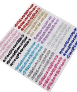 HIER_5150 3 Pack | Red Heptagon Self Adhesive Rhinestone Gem Craft Stickers 37 HIER_5150 3 Pack | Red Heptagon Self Adhesive Rhinestone Gem Craft Stickers