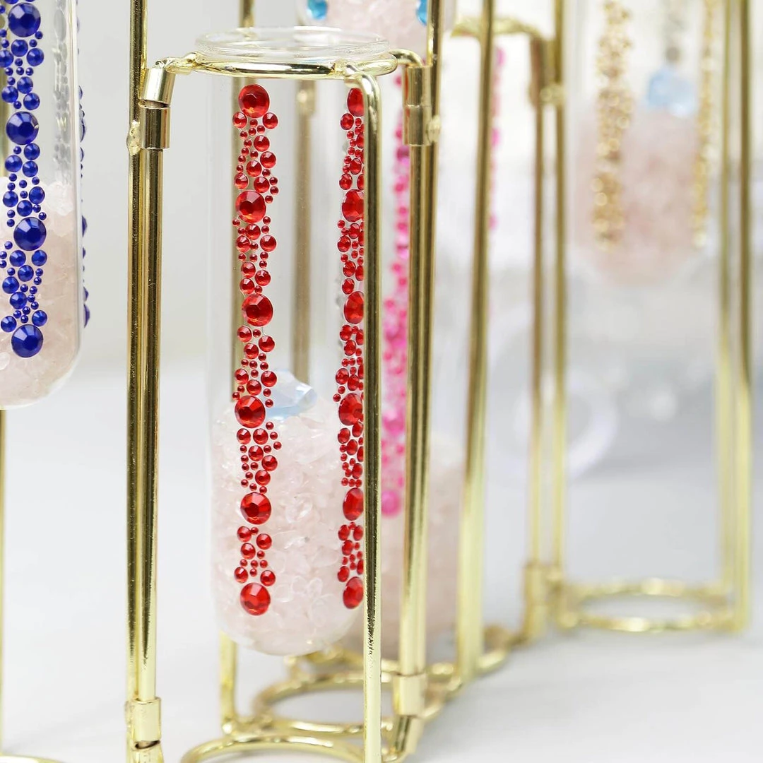 HIER_5150 Tabletop Decor 3 Pack | Lavender Heptagon Self Adhesive Rhinestone Gem Craft Stickers 9 HIER_5150 Tabletop Decor 3 Pack | Lavender Heptagon Self Adhesive Rhinestone Gem Craft Stickers