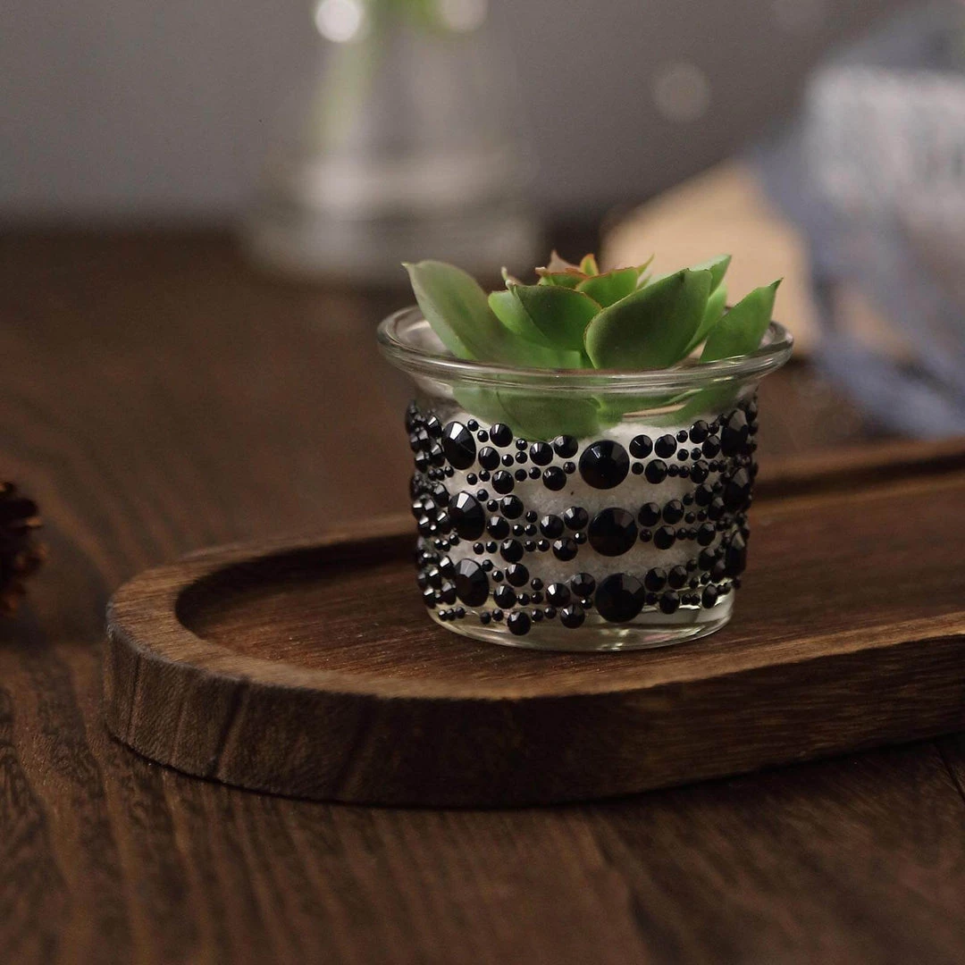 HIER_5150 Tabletop Decor 3 Pack | Lavender Heptagon Self Adhesive Rhinestone Gem Craft Stickers 14 HIER_5150 Tabletop Decor 3 Pack | Lavender Heptagon Self Adhesive Rhinestone Gem Craft Stickers