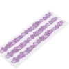 HIER_5150 Tabletop Decor 3 Pack | Lavender Heptagon Self Adhesive Rhinestone Gem Craft Stickers