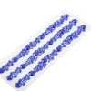 HIER_5150 3 Pack | Royal Blue Heptagon Self Adhesive Rhinestone Gem Craft Stickers