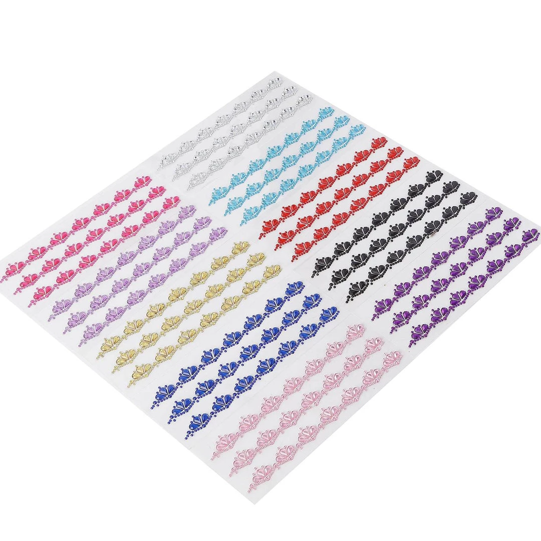 HIER_5150 3 Pack | Stick-On Diamond Rhinestone Gems, Black Self Adhesive Crown DIY Craft Stickers Chargers & Centerpieces 20 HIER_5150 3 Pack | Stick-On Diamond Rhinestone Gems, Black Self Adhesive Crown DIY Craft Stickers Chargers & Centerpieces