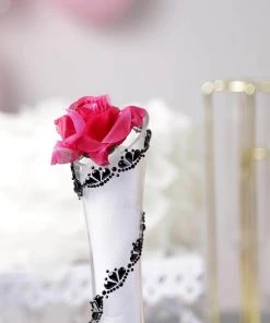 HIER_5150 3 Pack | Stick-On Diamond Rhinestone Gems, Black Self Adhesive Crown DIY Craft Stickers Chargers & Centerpieces