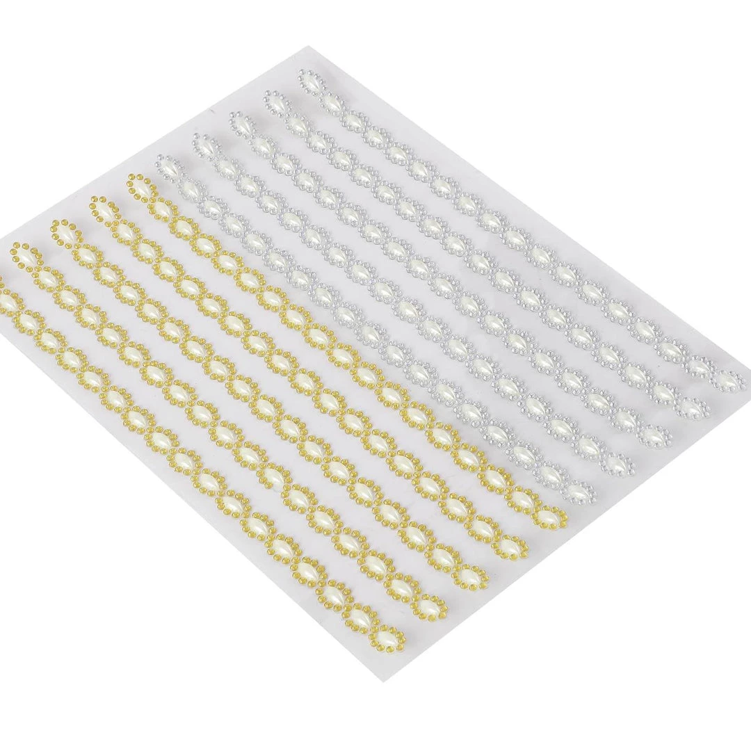 HIER_5150 Tabletop Decor 5 Strips | Stick On Rhinestone Gems | Oval Self Adhesive Diamond Rhinestone Stickers | Silver 15 HIER_5150 Tabletop Decor 5 Strips | Stick On Rhinestone Gems | Oval Self Adhesive Diamond Rhinestone Stickers | Silver