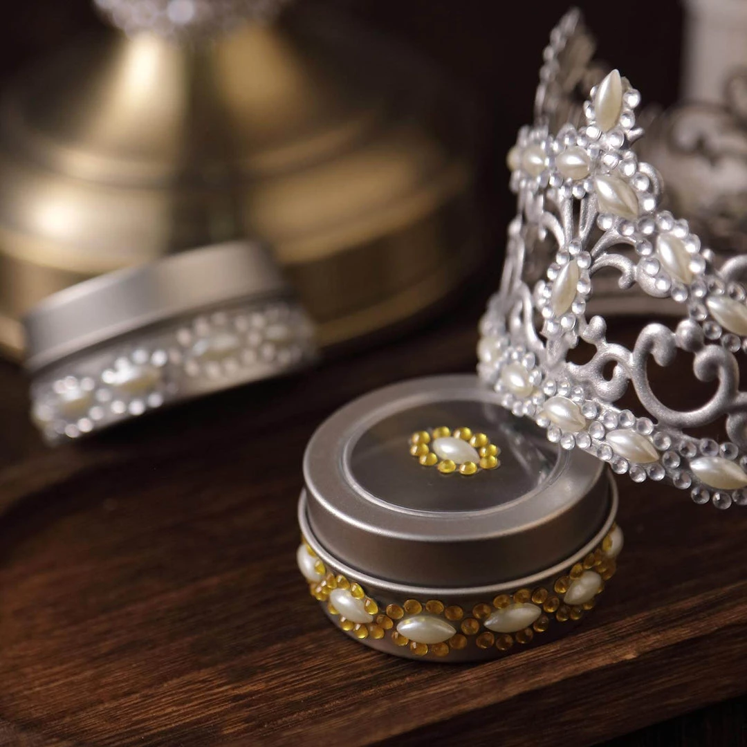 HIER_5150 Tabletop Decor 5 Strips | Stick On Rhinestone Gems | Oval Self Adhesive Diamond Rhinestone Stickers | Silver 9 HIER_5150 Tabletop Decor 5 Strips | Stick On Rhinestone Gems | Oval Self Adhesive Diamond Rhinestone Stickers | Silver