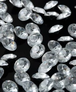HIER_5150 1000 Pcs | Clear Round Diamond Rhinestones, DIY Craft Jewels Decor Tabletop Decor