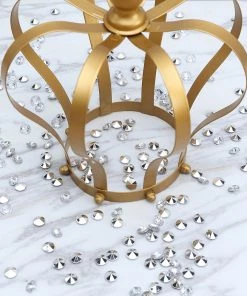 HIER_5150 1000 Pcs | Clear Round Diamond Rhinestones, DIY Craft Jewels Decor Tabletop Decor