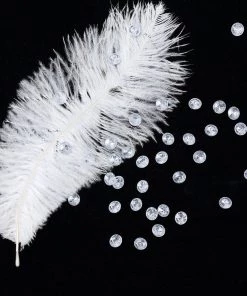 HIER_5150 1000 Pcs | Clear Round Diamond Rhinestones, DIY Craft Jewels Decor Tabletop Decor