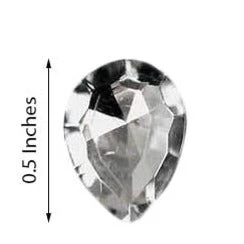 HIER_5150 Chargers & Centerpieces 470 Pcs | Clear Teardrop Diamond Rhinestones, DIY Craft Jewels Decor 3 HIER_5150 Chargers & Centerpieces 470 Pcs | Clear Teardrop Diamond Rhinestones, DIY Craft Jewels Decor