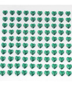 HIER_5150 Chargers & Centerpieces 600 Pcs | Hunter Green Heart Shape Stick-On Diamond Rhinestone Stickers, DIY Self Adhesive Gemstone Jewel Stickers 10 HIER_5150 Chargers & Centerpieces 600 Pcs | Hunter Green Heart Shape Stick-On Diamond Rhinestone Stickers, DIY Self Adhesive Gemstone Jewel Stickers