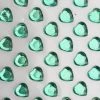 HIER_5150 Chargers & Centerpieces 600 Pcs | Hunter Green Heart Shape Stick-On Diamond Rhinestone Stickers, DIY Self Adhesive Gemstone Jewel Stickers