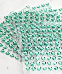 HIER_5150 Chargers & Centerpieces 600 Pcs | Hunter Green Heart Shape Stick-On Diamond Rhinestone Stickers, DIY Self Adhesive Gemstone Jewel Stickers 13 HIER_5150 Chargers & Centerpieces 600 Pcs | Hunter Green Heart Shape Stick-On Diamond Rhinestone Stickers, DIY Self Adhesive Gemstone Jewel Stickers