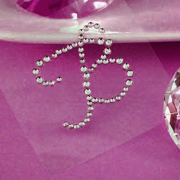 HIER_5150 12 Pack | 1.5" Clear Rhinestone Monogram Letter Jewel Sticker Self Adhesive DIY Diamond Decor Tabletop Decor 7 HIER_5150 12 Pack | 1.5" Clear Rhinestone Monogram Letter Jewel Sticker Self Adhesive DIY Diamond Decor Tabletop Decor