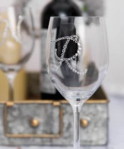 HIER_5150 Tabletop Decor 12 Pack | 1.5" Clear Rhinestone Monogram Letter Jewel Sticker Self Adhesive DIY Diamond Decor - J 14 HIER_5150 Tabletop Decor 12 Pack | 1.5