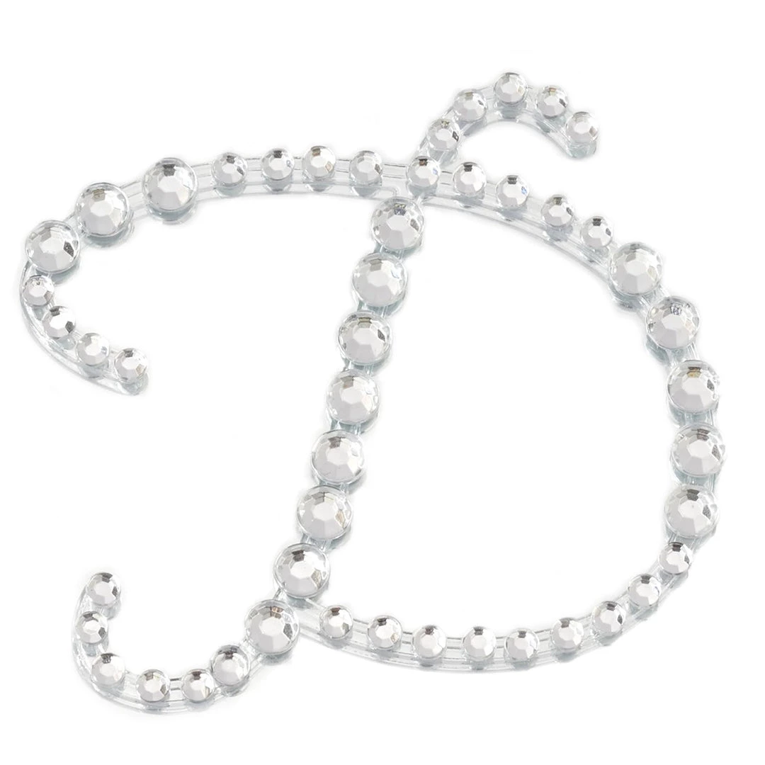 HIER_5150 12 Pack | 1.5" Clear Rhinestone Monogram Letter Jewel Sticker Self Adhesive DIY Diamond Decor Tabletop Decor 14 HIER_5150 12 Pack | 1.5" Clear Rhinestone Monogram Letter Jewel Sticker Self Adhesive DIY Diamond Decor Tabletop Decor