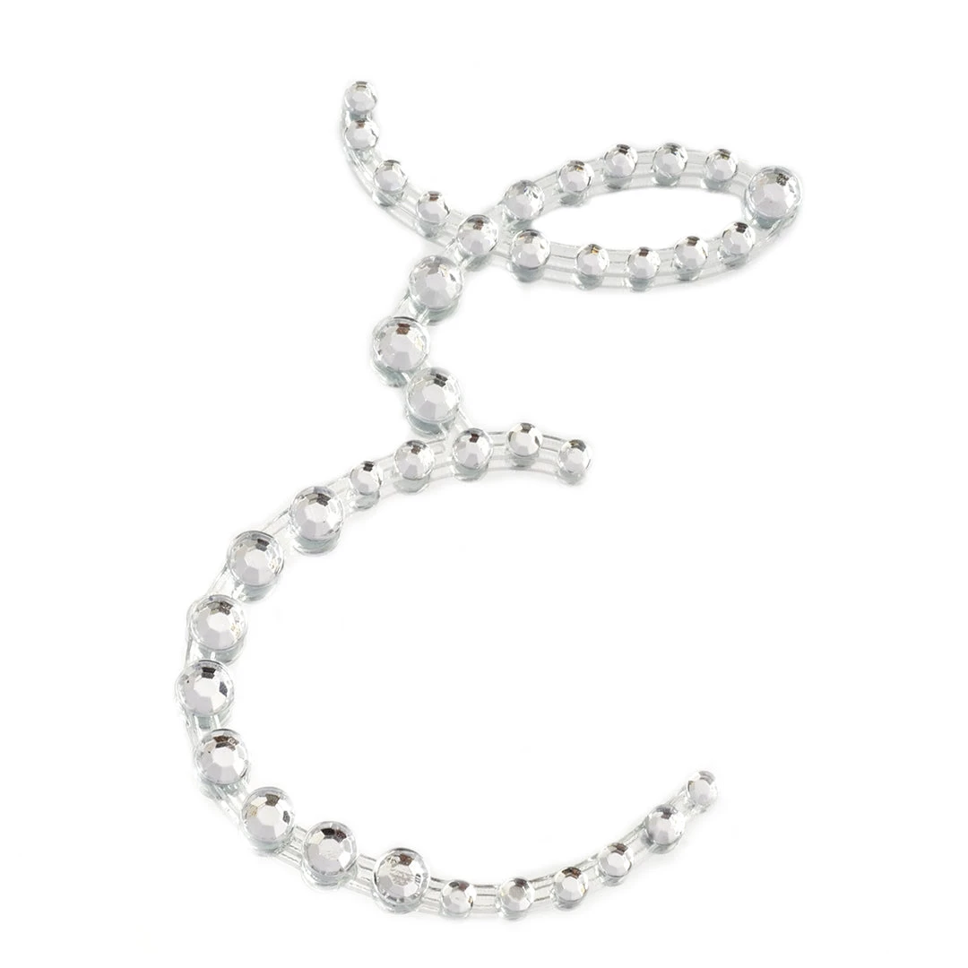 HIER_5150 12 Pack | 1.5" Clear Rhinestone Monogram Letter Jewel Sticker Self Adhesive DIY Diamond Decor Tabletop Decor 15 HIER_5150 12 Pack | 1.5" Clear Rhinestone Monogram Letter Jewel Sticker Self Adhesive DIY Diamond Decor Tabletop Decor