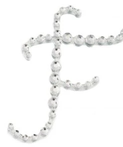 HIER_5150 12 Pack | 1.5" Clear Rhinestone Monogram Letter Jewel Sticker Self Adhesive DIY Diamond Decor Tabletop Decor 51 HIER_5150 12 Pack | 1.5