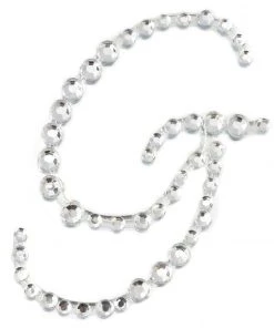 HIER_5150 12 Pack | 1.5" Clear Rhinestone Monogram Letter Jewel Sticker Self Adhesive DIY Diamond Decor - G Tabletop Decor