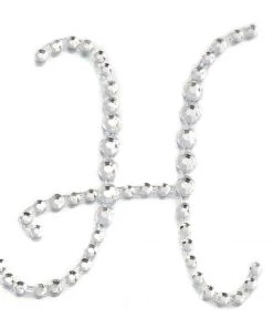 HIER_5150 12 Pack | 1.5" Clear Rhinestone Monogram Letter Jewel Sticker Self Adhesive DIY Diamond Decor Tabletop Decor 53 HIER_5150 12 Pack | 1.5