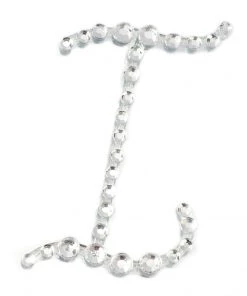 HIER_5150 12 Pack | 1.5" Clear Rhinestone Monogram Letter Jewel Sticker Self Adhesive DIY Diamond Decor Tabletop Decor 54 HIER_5150 12 Pack | 1.5