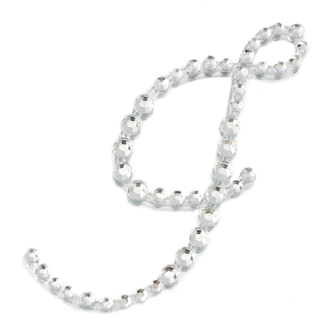 HIER_5150 Tabletop Decor 12 Pack | 1.5" Clear Rhinestone Monogram Letter Jewel Sticker Self Adhesive DIY Diamond Decor - J 1 HIER_5150 Tabletop Decor 12 Pack | 1.5" Clear Rhinestone Monogram Letter Jewel Sticker Self Adhesive DIY Diamond Decor - J