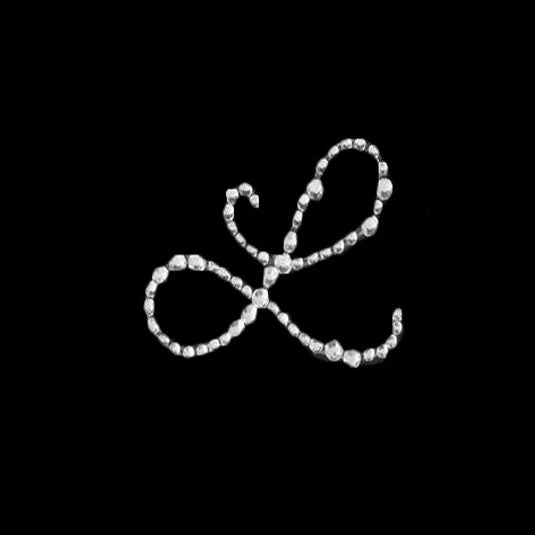 HIER_5150 12 Pack | 1.5" Clear Rhinestone Monogram Letter Jewel Sticker Self Adhesive DIY Diamond Decor - L 9 HIER_5150 12 Pack | 1.5" Clear Rhinestone Monogram Letter Jewel Sticker Self Adhesive DIY Diamond Decor - L