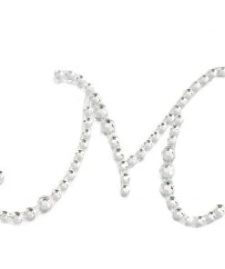 HIER_5150 12 Pack | 1.5" Clear Rhinestone Monogram Letter Jewel Sticker Self Adhesive DIY Diamond Decor Tabletop Decor 58 HIER_5150 12 Pack | 1.5