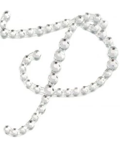 HIER_5150 12 Pack | 1.5" Clear Rhinestone Monogram Letter Jewel Sticker Self Adhesive DIY Diamond Decor Tabletop Decor 61 HIER_5150 12 Pack | 1.5