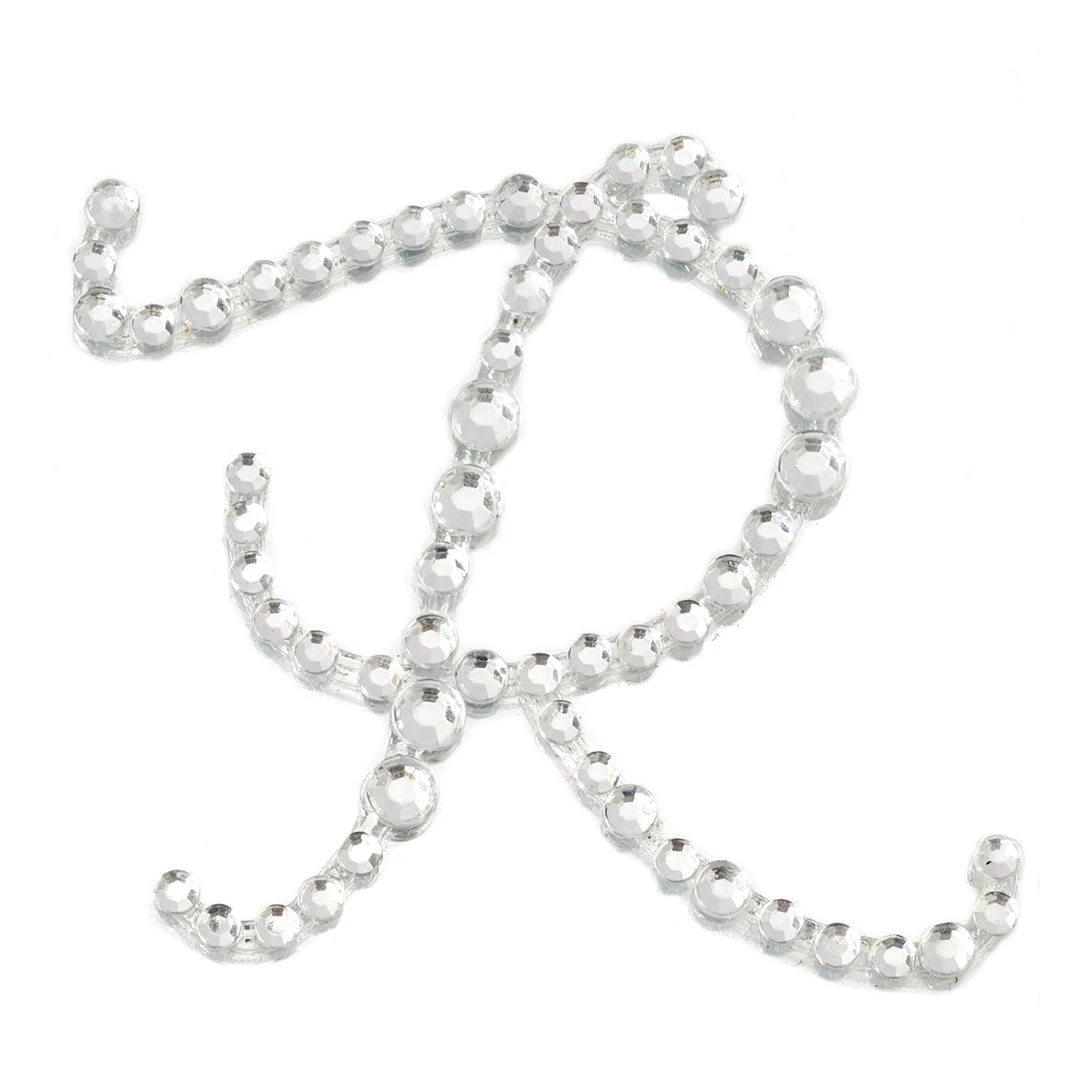 HIER_5150 12 Pack | 1.5" Clear Rhinestone Monogram Letter Jewel Sticker Self Adhesive DIY Diamond Decor Tabletop Decor 28 HIER_5150 12 Pack | 1.5" Clear Rhinestone Monogram Letter Jewel Sticker Self Adhesive DIY Diamond Decor Tabletop Decor