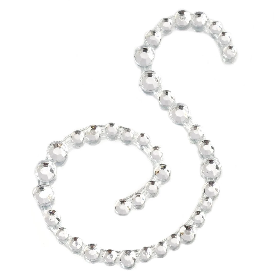 HIER_5150 12 Pack | 1.5" Clear Rhinestone Monogram Letter Jewel Sticker Self Adhesive DIY Diamond Decor - S Tabletop Decor 1 HIER_5150 12 Pack | 1.5" Clear Rhinestone Monogram Letter Jewel Sticker Self Adhesive DIY Diamond Decor - S Tabletop Decor