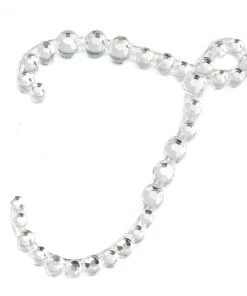 HIER_5150 12 Pack | 1.5" Clear Rhinestone Monogram Letter Jewel Sticker Self Adhesive DIY Diamond Decor Tabletop Decor 65 HIER_5150 12 Pack | 1.5