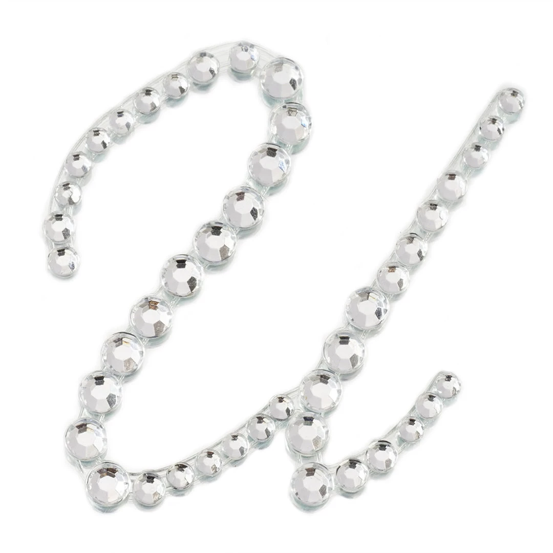 HIER_5150 12 Pack | 1.5" Clear Rhinestone Monogram Letter Jewel Sticker Self Adhesive DIY Diamond Decor Tabletop Decor 31 HIER_5150 12 Pack | 1.5" Clear Rhinestone Monogram Letter Jewel Sticker Self Adhesive DIY Diamond Decor Tabletop Decor