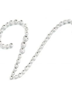 HIER_5150 12 Pack | 1.5" Clear Rhinestone Monogram Letter Jewel Sticker Self Adhesive DIY Diamond Decor Tabletop Decor 67 HIER_5150 12 Pack | 1.5