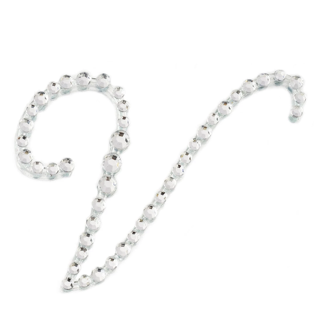 HIER_5150 12 Pack | 1.5" Clear Rhinestone Monogram Letter Jewel Sticker Self Adhesive DIY Diamond Decor Tabletop Decor 32 HIER_5150 12 Pack | 1.5" Clear Rhinestone Monogram Letter Jewel Sticker Self Adhesive DIY Diamond Decor Tabletop Decor