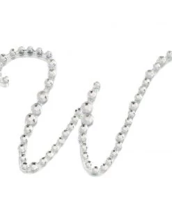 HIER_5150 12 Pack | 1.5" Clear Rhinestone Monogram Letter Jewel Sticker Self Adhesive DIY Diamond Decor Tabletop Decor 68 HIER_5150 12 Pack | 1.5