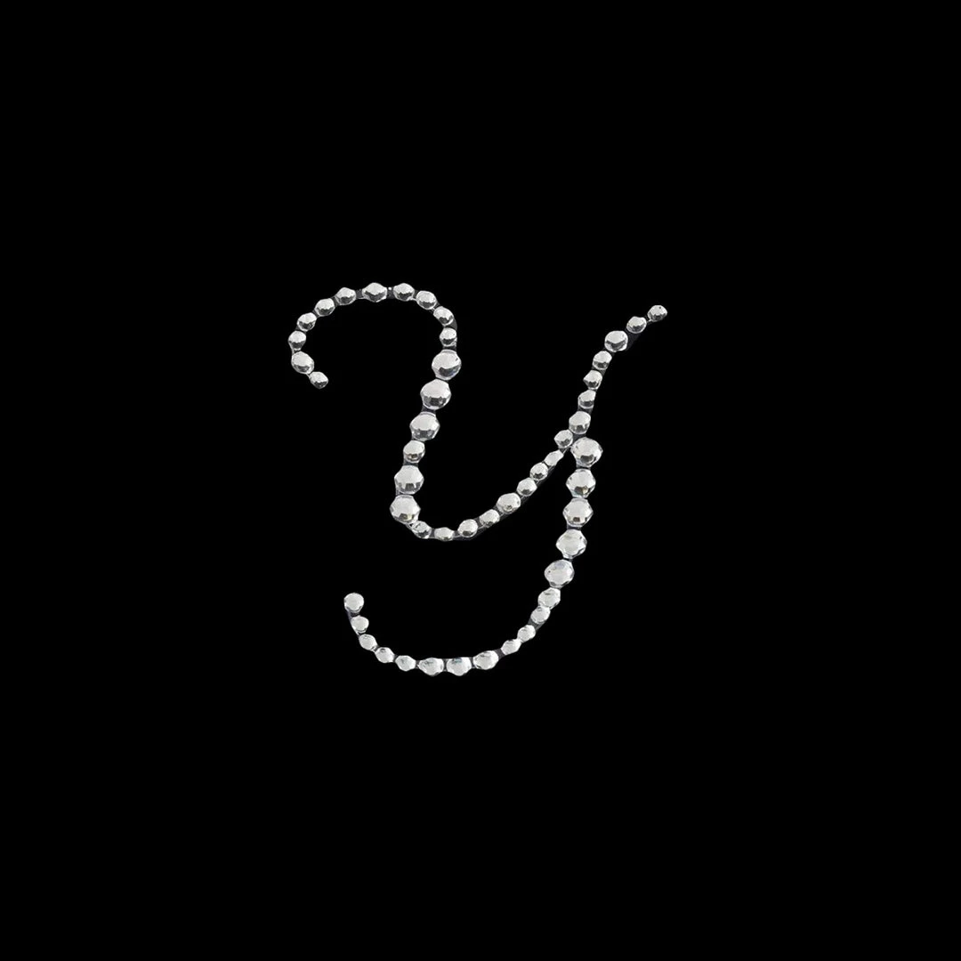 HIER_5150 Tabletop Decor 12 Pack | 1.5" Clear Rhinestone Monogram Letter Jewel Sticker Self Adhesive DIY Diamond Decor - Y 9 HIER_5150 Tabletop Decor 12 Pack | 1.5" Clear Rhinestone Monogram Letter Jewel Sticker Self Adhesive DIY Diamond Decor - Y