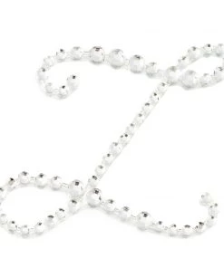 HIER_5150 12 Pack | 1.5" Clear Rhinestone Monogram Letter Jewel Sticker Self Adhesive DIY Diamond Decor Tabletop Decor 71 HIER_5150 12 Pack | 1.5