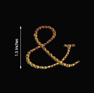 HIER_5150 12 Pack | 1.5" Gold Rhinestone Monogram Letter Jewel Sticker Self Adhesive DIY Diamond Decor Tabletop Decor 3 HIER_5150 12 Pack | 1.5" Gold Rhinestone Monogram Letter Jewel Sticker Self Adhesive DIY Diamond Decor Tabletop Decor