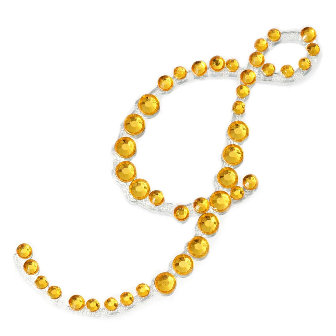 HIER_5150 12 Pack | 1.5" Gold Rhinestone Monogram Letter Jewel Sticker Self Adhesive DIY Diamond Decor Tabletop Decor 19 HIER_5150 12 Pack | 1.5" Gold Rhinestone Monogram Letter Jewel Sticker Self Adhesive DIY Diamond Decor Tabletop Decor