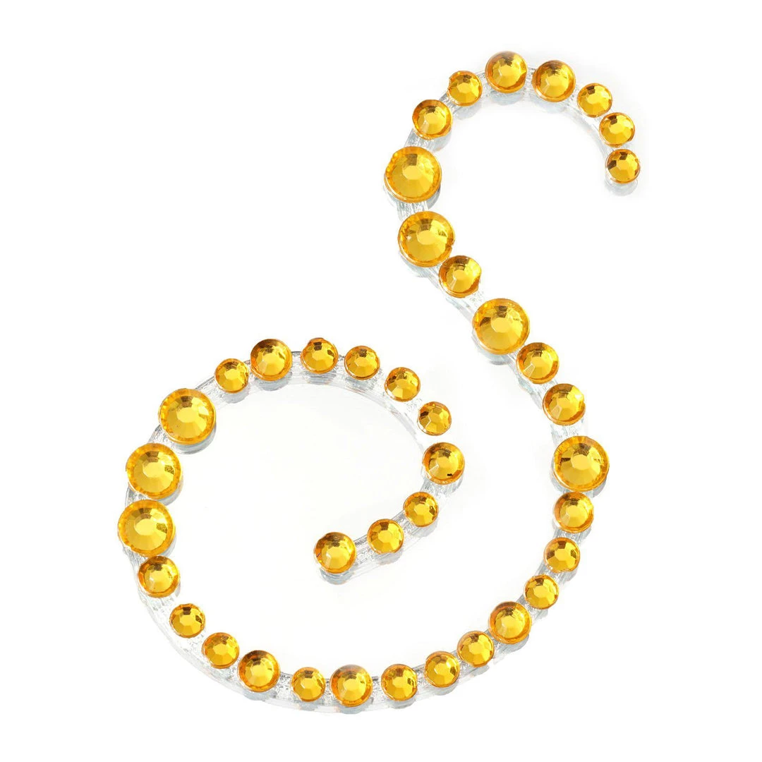 HIER_5150 12 Pack | 1.5" Gold Rhinestone Monogram Letter Jewel Sticker Self Adhesive DIY Diamond Decor Tabletop Decor 28 HIER_5150 12 Pack | 1.5" Gold Rhinestone Monogram Letter Jewel Sticker Self Adhesive DIY Diamond Decor Tabletop Decor