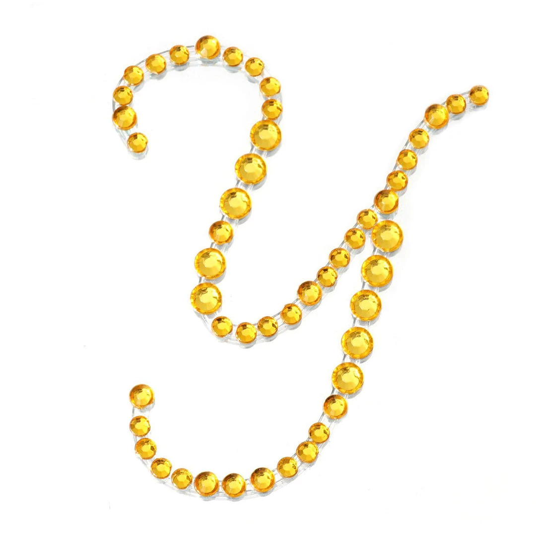 HIER_5150 12 Pack | 1.5" Gold Rhinestone Monogram Letter Jewel Sticker Self Adhesive DIY Diamond Decor Tabletop Decor 34 HIER_5150 12 Pack | 1.5" Gold Rhinestone Monogram Letter Jewel Sticker Self Adhesive DIY Diamond Decor Tabletop Decor