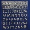 HIER_5150 240 Pcs Self Adhesive Clear Letter Diamond Rhinestone DIY Stickers