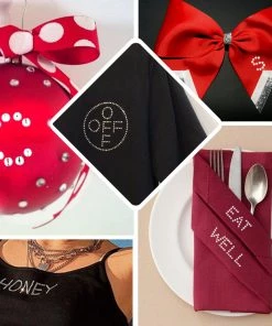 HIER_5150 240 Pcs Self Adhesive Clear Letter Diamond Rhinestone DIY Stickers